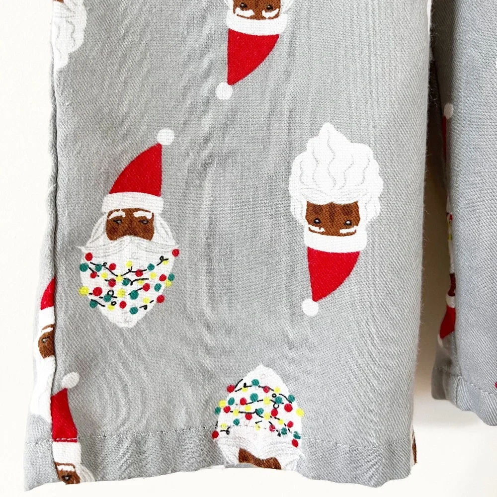 Old Navy Unisex Holiday-Print Santa Walnut Pajama Set Size 12-18 Months - Picture 11 of 11